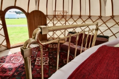 Art Deco Bed in a yurt