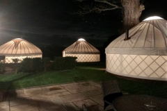 Extra accommodation with yurts at Castlemorton