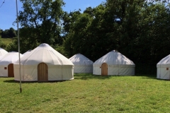 Festival Yurts from Roundhouse Yurts at Glastonbury