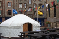 Roundhouse Yurts provide a Storytelling yurt at Edinburgh Festival