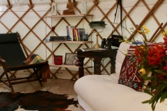 Yurt interiors with a touch of style and comfort from Roundhouse Yurts