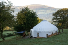 Luxury glamping yurt hire from Roundhouse Yurts