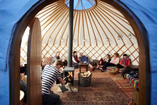Roundhouse Yurt Hire for Events and Parties.