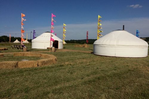 Roundhouse Yurts festival yurts at a leading UK festival yurts.