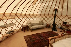 Wedding Yurt Interior